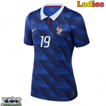 France Theo Hernandez #19 Replica Home Shirt Ladies World Cup 2026 Short Sleeve